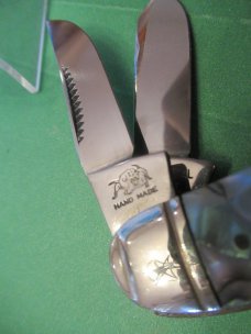 Bulldog Brand 1993 Faux Abalone 5 Blade Sowbelly