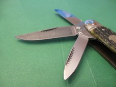 Bulldog Brand 1993 Green Bone 5 Blade Sowbelly