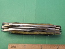 Bulldog Brand 1993 Green Bone 5 Blade Sowbelly