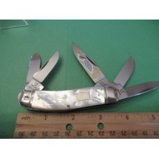 Bulldog Brand Mother of Pearl Peacock 5 Blade Sowbelly
