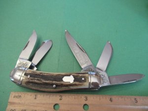 Bulldog Brand Stag 1984 Sowbelly 5 Blades