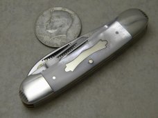 Fight'n Rooster Frank Buster Cutlery Co. Germany Pearl 4 Blade Canoe Knife