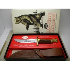 Case XX USA Stag Kodiak Hunter Fixed Blade Sheath Knife in Box Pre-1979.