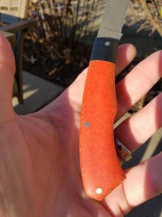 Sacred Bear/Tony Utt Custom Native Knife, CPM-154,G-Carta & G-10, 4 1/8" clsd