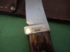 Remington Dupont Brown Bone Handle Fixed Blade  Pattern # RH4