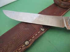 Remington Dupont Brown Bone Handle Fixed Blade  Pattern # RH4