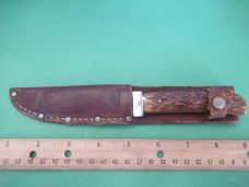 Remington Dupont Brown Bone Handle Fixed Blade  Pattern # RH4