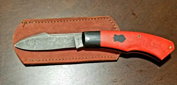 Sacred Bear/Tony Utt Custom Native Knife, CPM-154,G-Carta & G-10, 4 1/8" clsd