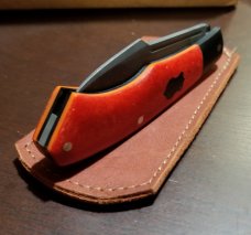 Sacred Bear/Tony Utt Custom Native Knife, CPM-154,G-Carta & G-10, 4 1/8" clsd