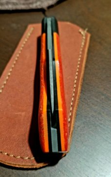 Sacred Bear/Tony Utt Custom Native Knife, CPM-154,G-Carta & G-10, 4 1/8" clsd