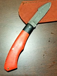 Sacred Bear/Tony Utt Custom Native Knife, CPM-154,G-Carta & G-10, 4 1/8" clsd