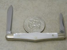 Case XX USA 8 Dot EX2156 SS Exotic Pearl Tuxedo Knife in Box