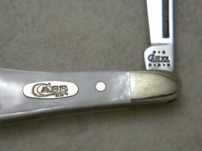 Case XX USA 8 Dot EX2156 SS Exotic Pearl Tuxedo Knife in Box