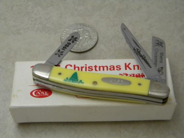 Case XX USA 1986 Yellow 3318 SS 1 of 1000 Stockman Christmas Knife - NIB