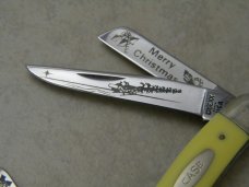 Case XX USA 1986 Yellow 3318 SS 1 of 1000 Stockman Christmas Knife - NIB