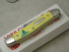 Case XX USA 1986 Yellow 3318 SS 1 of 1000 Stockman Christmas Knife - NIB