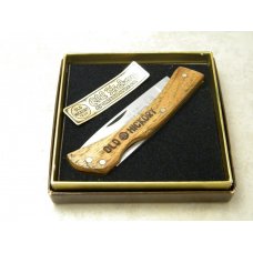 Ontario Knife Co Old Hickory Andrew Jackson 1767-1845 Lockback Sodbuster Knife in Box