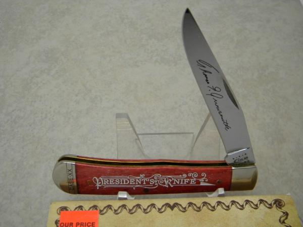 Case XX USA My Favorite President's Bone 6154 Trapper Knife NIB