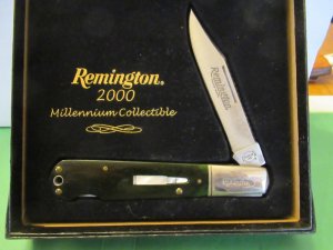 Remington 2000 Millennium Green Bone Pearl Shield Daddy Barlow 