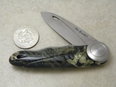 Rare Florinox France Le Kooto Design By Barre Wheel Opener Linerlock Knife