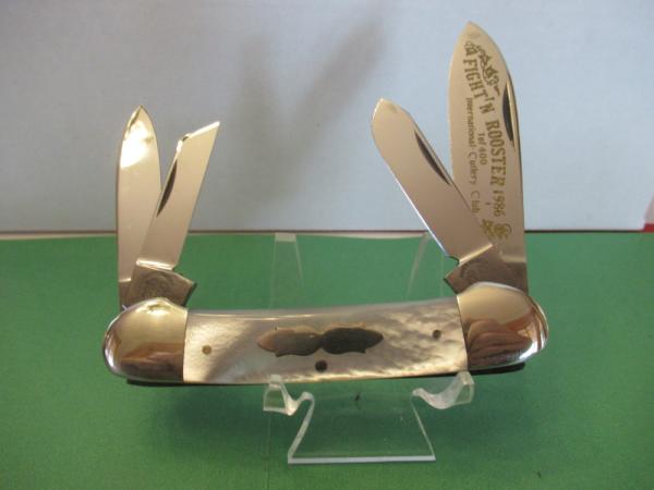Fight'N Rooster 1986 4 Blade Pearl Canoe 