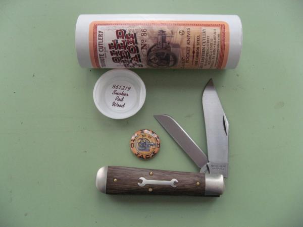 GREAT EASTERN 2019 OIL FIELD JACK WITH NATURAL CANVAS MICARTA SCALES GREAT EASTERN 2019 OIL FIELD JACK WITH NATURAL CANVAS MICARTA SCALES
