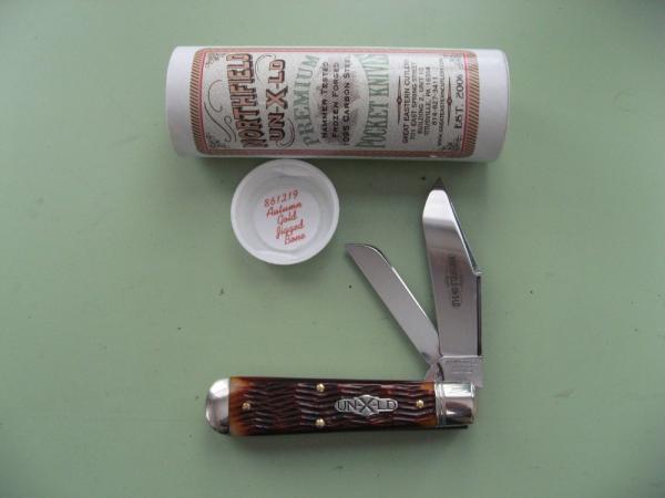 GREAT EASTERN 2019 OIL FIELD JACK WITH AUTUMN GOLD JIGGED BONE  SCALES