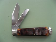 GREAT EASTERN 2019 OIL FIELD JACK WITH AUTUMN GOLD JIGGED BONE  SCALES
