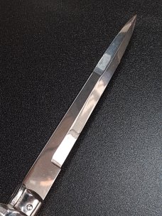 11" Honey  horn Italian Stiletto. SKM Armando Beltrame 