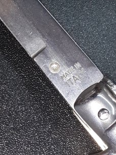 11" Honey  horn Italian Stiletto. SKM Armando Beltrame 