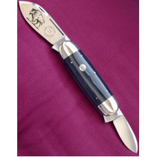 Bulldog Brand Rare 1996 Circle City Knife Collectors 1 of 55 American Bison Buffalo horn Germany