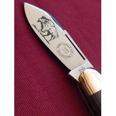 Bulldog Brand Rare 1996 Circle City Knife Collectors 1 of 55 American Bison Buffalo horn Germany