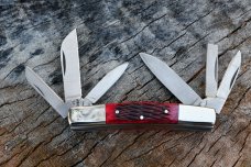 Legislature (Honest Abe) 6 blade  Redbone 3 3/4 " closed # M-1335