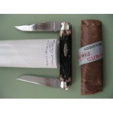 GREAT EASTERN 2007 EQUAL END CIGAR HORSECUT WALNUT BONE PROTO