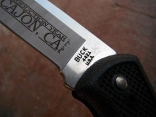 Buck Knives Model 442 Bucklite Lock-back Knife. Blade marked "Last production year El Cajon, CA.