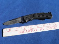 Buck Knives Model 442 Bucklite Lock-back Knife. Blade marked "Last production year El Cajon, CA.