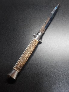 11" Stag horn Italian Stiletto. Frank Beltrame 