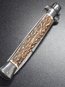 11" Stag horn Italian Stiletto. Frank Beltrame 