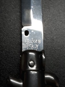 11" Stag horn Italian Stiletto. Frank Beltrame 