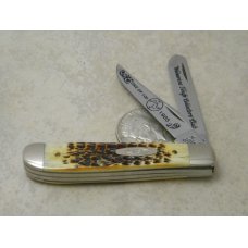 Case XX SS USA 1985 2nd Cut Stag 5207 SP SS Mini Trapper Knife - Wolverine Knife Collectors Club