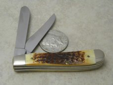 Case XX SS USA 1985 2nd Cut Stag 5207 SP SS Mini Trapper Knife - Wolverine Knife Collectors Club