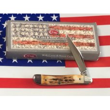 Case xx 1984 Peanut (MDL# 5120 SS) w/ Nice Stag Handles -NOS in NM Condition