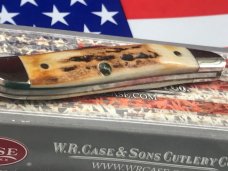 Case xx 1984 Peanut (MDL# 5120 SS) w/ Nice Stag Handles -NOS in NM Condition