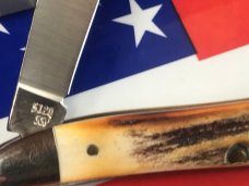 Case xx 1984 Peanut (MDL# 5120 SS) w/ Nice Stag Handles -NOS in NM Condition