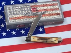 Case xx 1984 Peanut (MDL# 5120 SS) w/ Nice Stag Handles -NOS in NM Condition