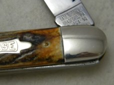 Case Brothers Bradford PA  USA 1990 Genuine Stag Tested XX 53091 Large Whittler Knife