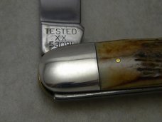 Case Brothers Bradford PA  USA 1990 Genuine Stag Tested XX 53091 Large Whittler Knife