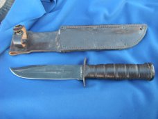 Cutco knives military/marine corps/Ka-Bar style knife with original sheath. Sharp! Made in the USA!