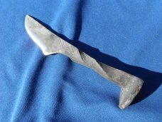 Hand Forged Custom Rail Road Spike Fixed Blade knife.