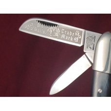 Bulldog Brand, 3-7/8" 4 blade Congress knife, Buffalo Horn, 2004, Solingen, Germany